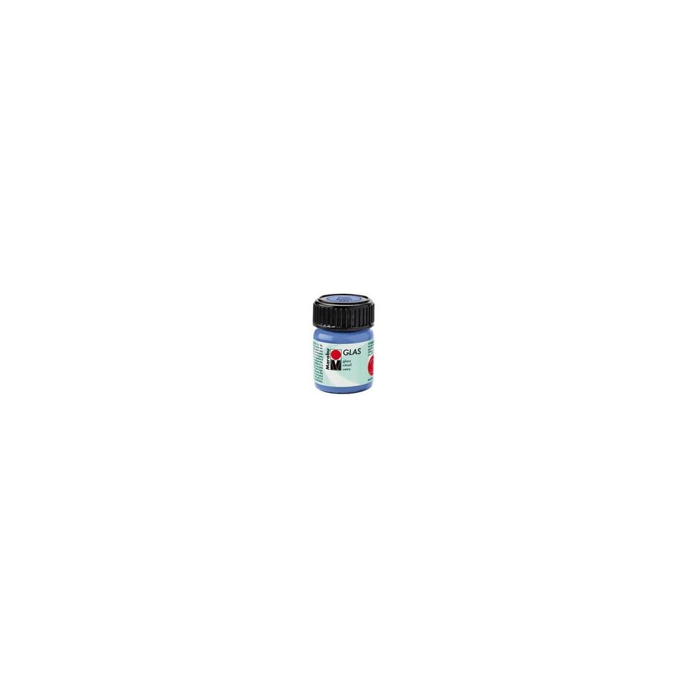 Peinture pour verre MARABU GLAS - BLEU ULTRAMARIN - 15 ml