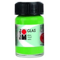 Peinture pour verre MARABU GLAS - VERT CLAIR - 15 ml**