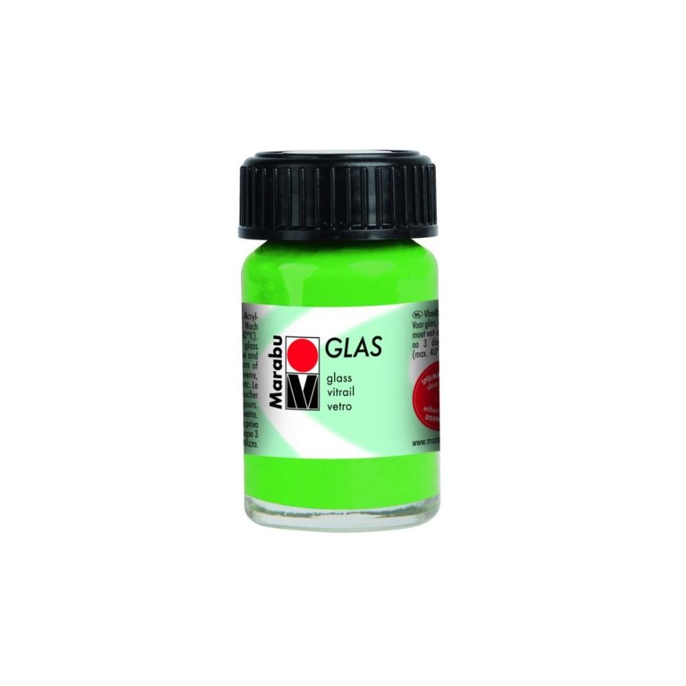 Peinture pour verre MARABU GLAS - VERT CLAIR - 15 ml**