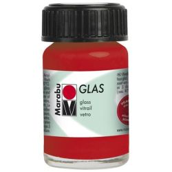 Peinture pour verre MARABU GLAS - CERISE - 15 ml