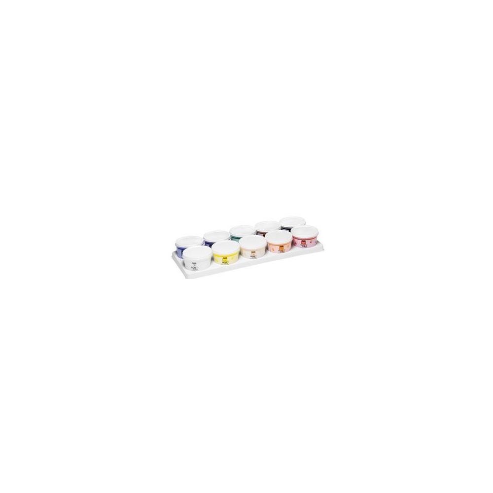 Gouache aux Doigts Tissus PEBEO Tacticolor 10 Pots X 225 ml Coul. Ass