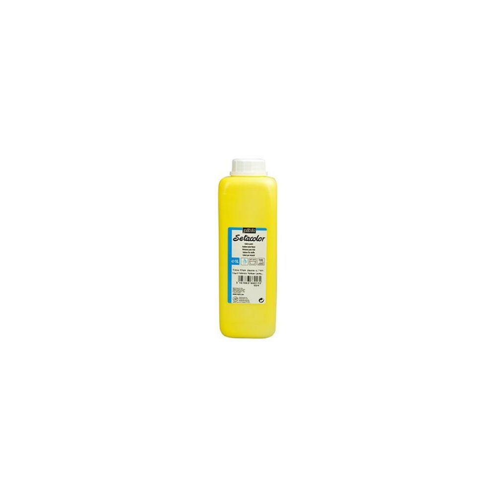 Peinture Tissus Clairs PEBEO Setacolor 1L  JAUNE CITRON