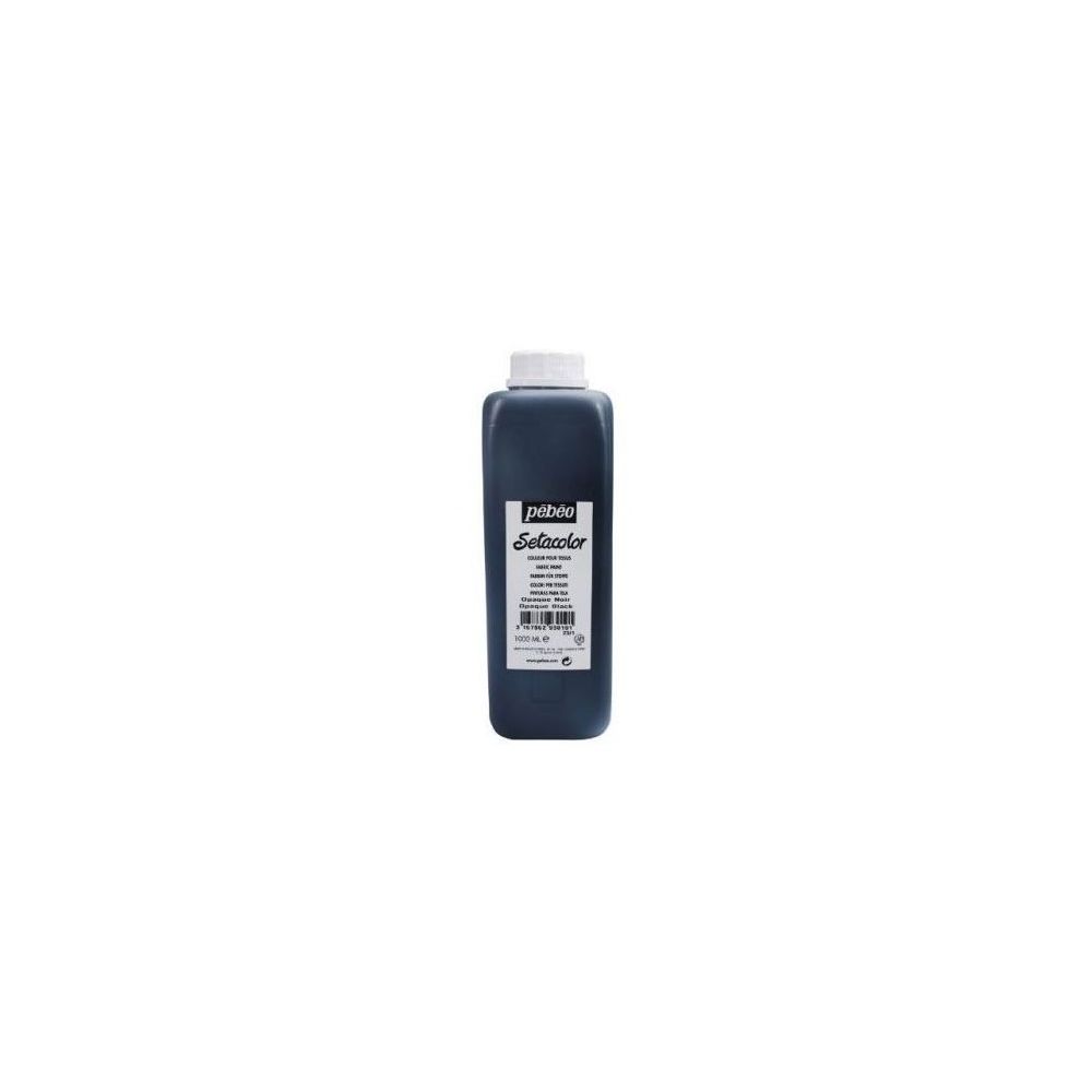 Peinture Tissus Clairs PEBEO Setacolor 1L  NOIR