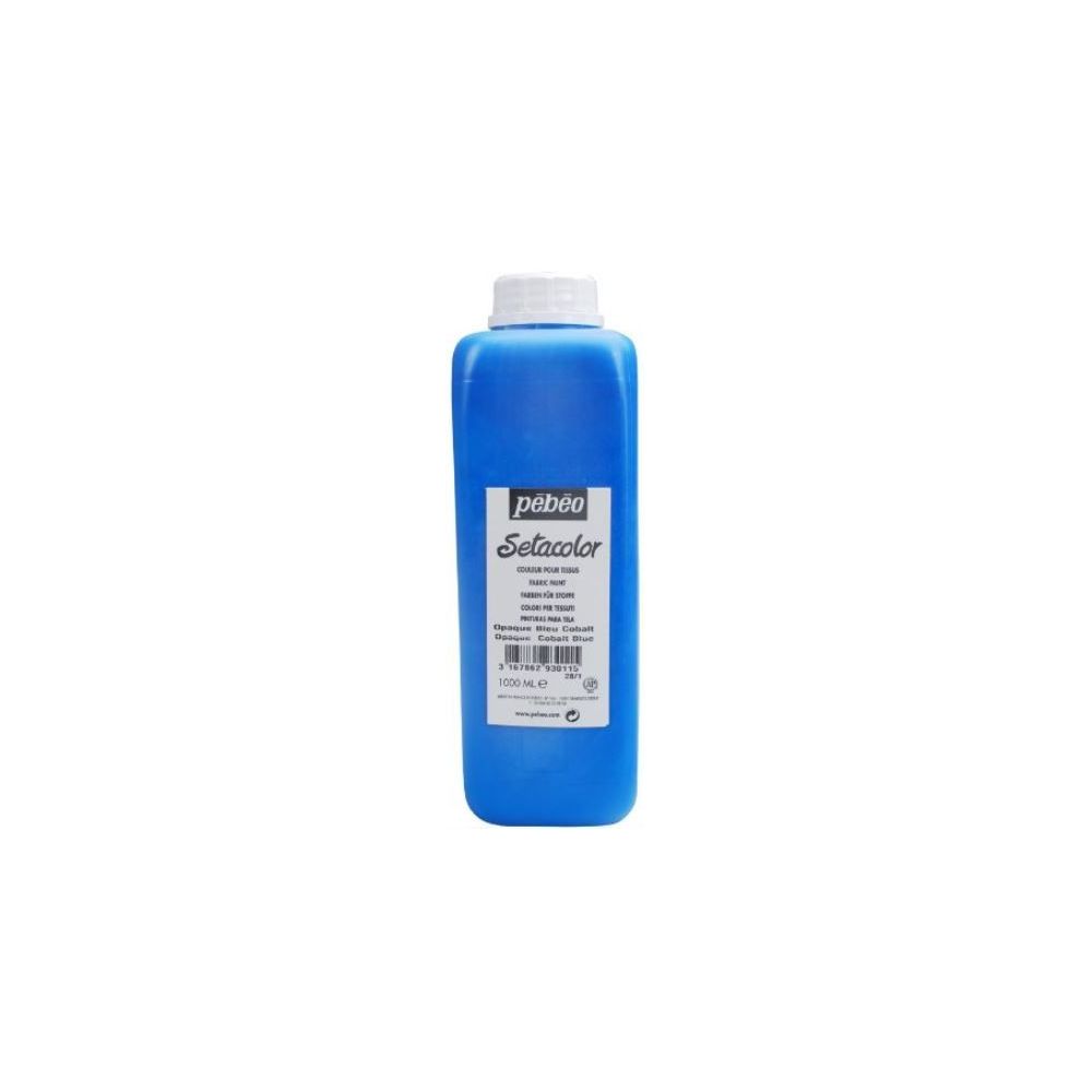 Peinture Tissus Clairs PEBEO Setacolor 1L  BLEU COBALT