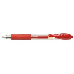 Stylo Gel Retractable PILOT G2 0.5mm - ROUGE