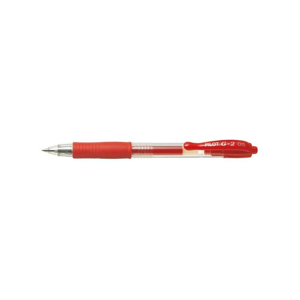 Stylo Gel Retractable PILOT G2 0.5mm - ROUGE