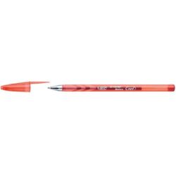 Stylo Gel BIC CRISTAL - Pointe 0.8mm - ROUGE