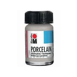Peinture pour verre MARABU Porcelain - ARGENT - 15 ml