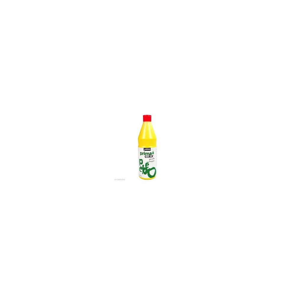 Gouache liquide 1L PEBEO Primacolor - JAUNE PRIMAIRE