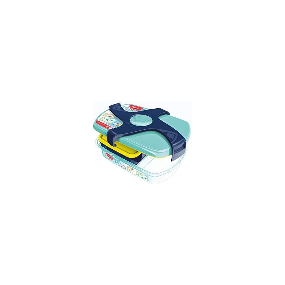 Boite à déjeuner MAPED Picknik 25 x 19 x 8cm - 1.78 L Bleu /Turquoise