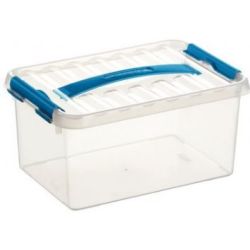 Bac de rangement + couvercle L.30 x l.20 x H.14cm Transparent   6L