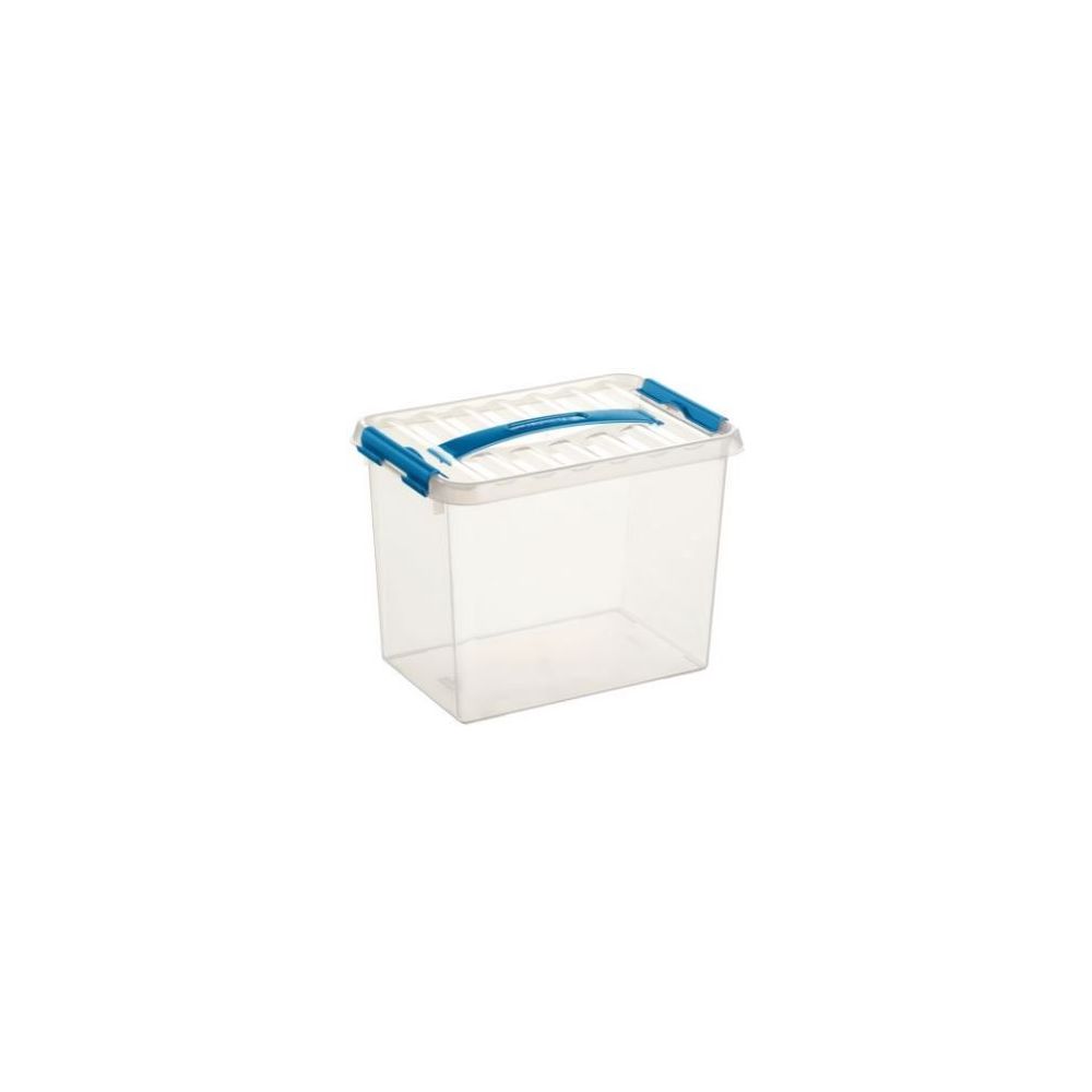 Bac de rangement + couvercle L.30 x l.20 x H.22cm Transparent   9L