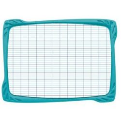 Ardoise blanche MAPED 20x27cm - 1 côté uni 1 côté seyès incassable