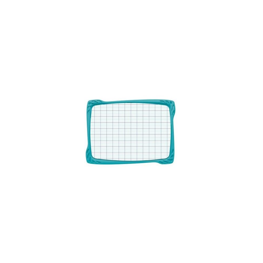 Ardoise blanche MAPED 20x27cm - 1 côté uni 1 côté seyès incassable