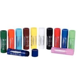 Gouache solide en stick PLAYCOLOR 40gr (Boîte de 12 couleurs)