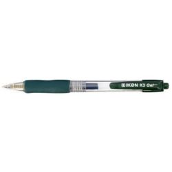 Stylo Gel Rétractable IKON K3 - Pointe 0.7 mm - VERT - 1er PRIX