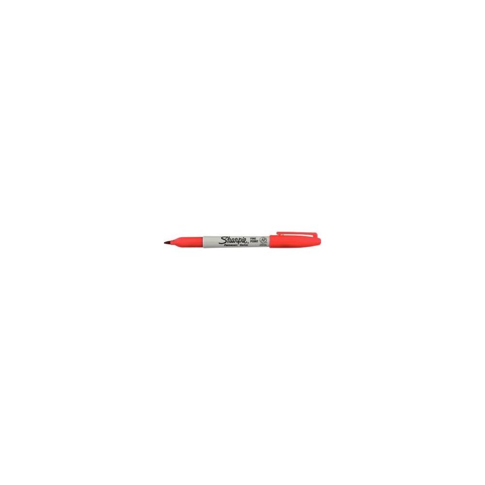 Marqueur perm. SHARPIE - Ogive - Pointe fine - ROUGE