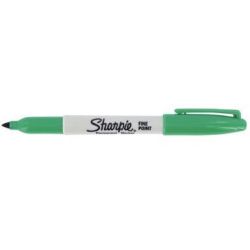 Marqueur perm. SHARPIE - Ogive - Pointe fine - VERT