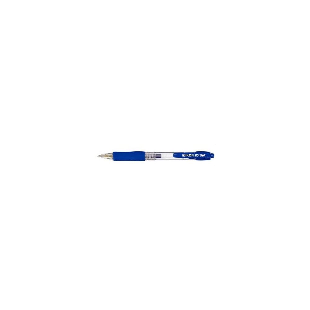 Stylo Gel Rétractable IKON K3 - Pointe 0.7 mm - BLEU - 1er PRIX