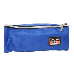 Trousse triangle polyester - 22 x 9cm - 6 Couleurs assorties