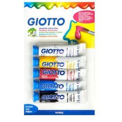 Gouache en Tube GIOTTO Extra-fine - 10 ml - 5 COULEURS