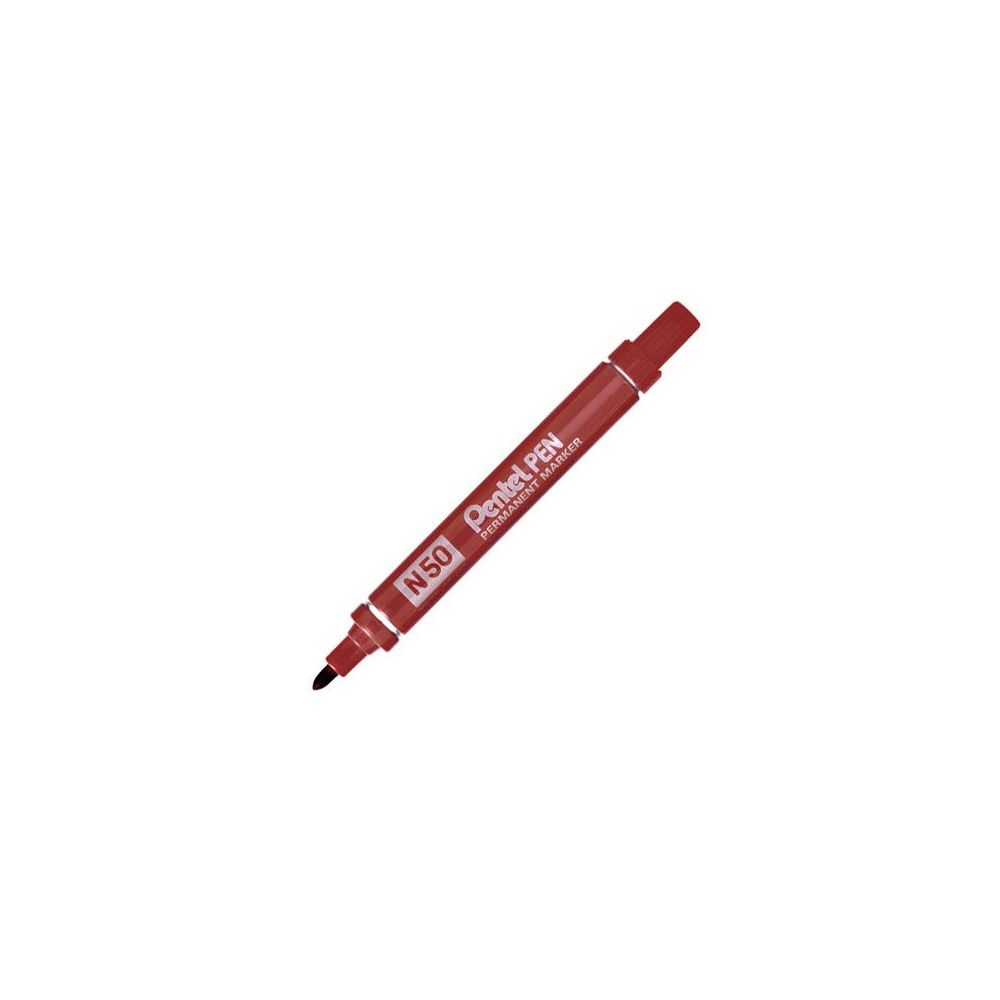 Marqueur perm. PENTEL N50 - Ogive  4.3mm - MARRON