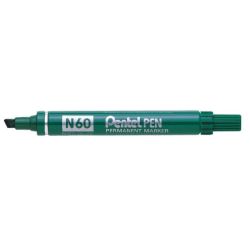 Marqueur perm. PENTEL N60 - Biseau. 2.2 à 4.5mm - VERT