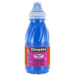Peinture acryl. brill. 250 ml CLEOPATRE PRINCESS Mérit - CYAN PRIM.