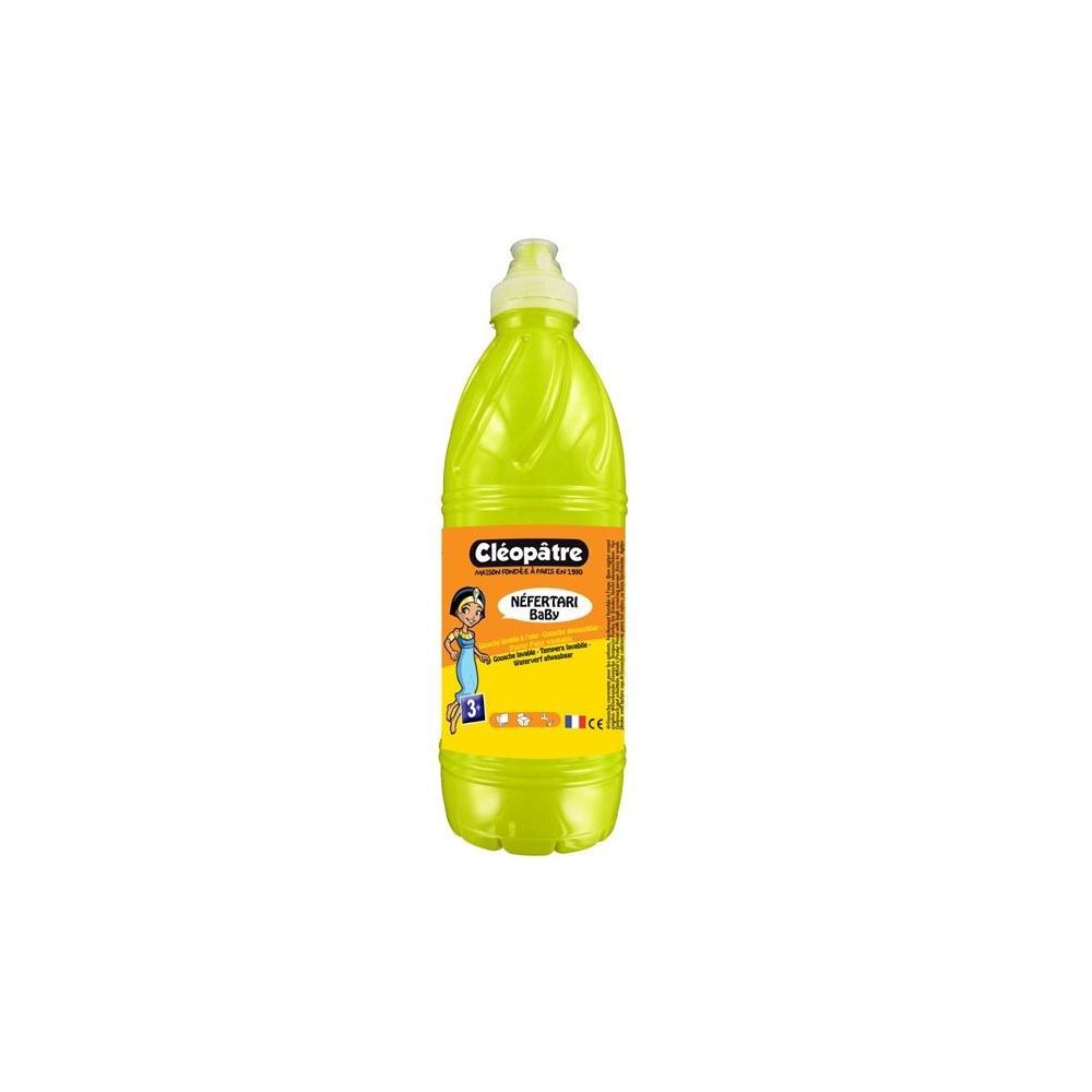 Gouache liquide 1L CLEOPATRE - JAUNE CITRON