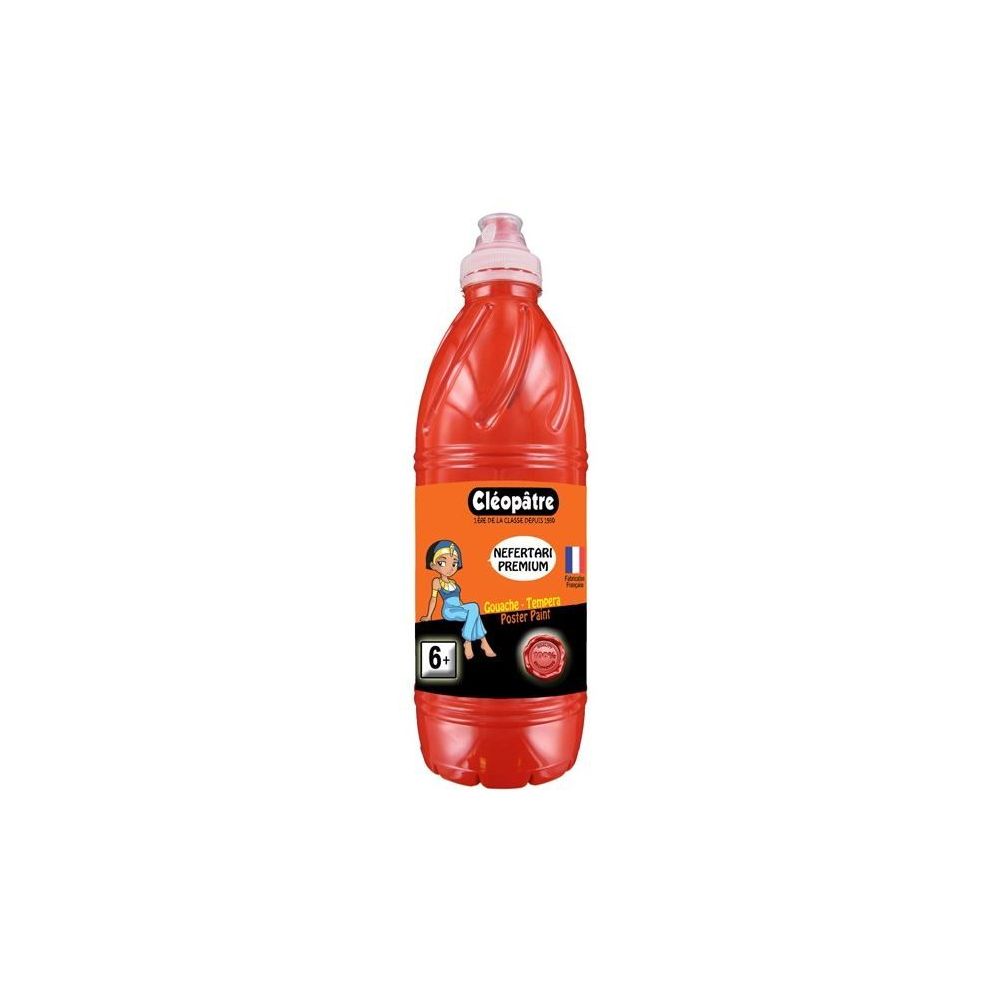 Gouache liquide Premium 1L CLEOPATRE ROUGE VIF