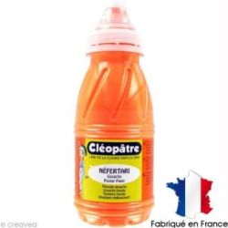 Gouache liquide à effet mat 250 ml CLEOPATRE Fluo ORANGE