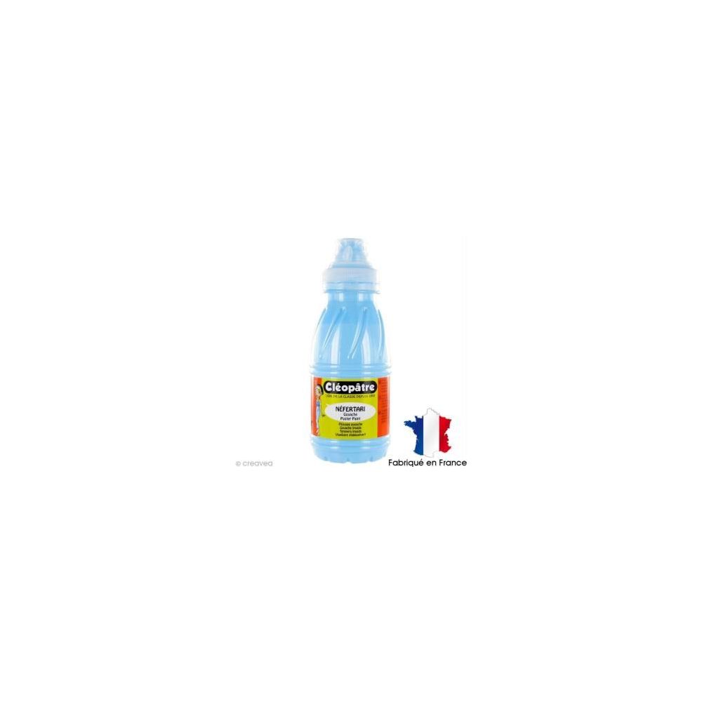 Gouache liquide à effet mat 250 ml CLEOPATRE Pastel AZUR
