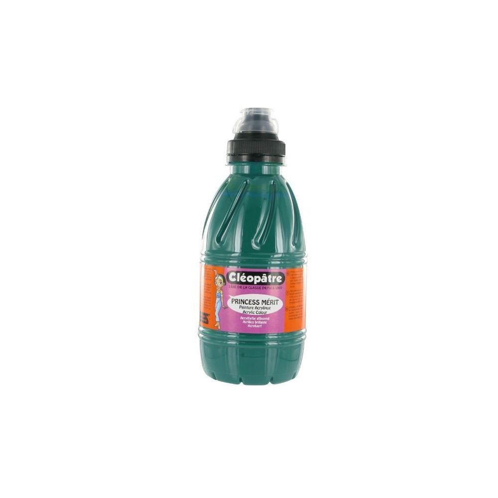 Peinture acryl. brill. 500 ml CLEOPATRE PRINCESS Mérit - VERT EMERAUD