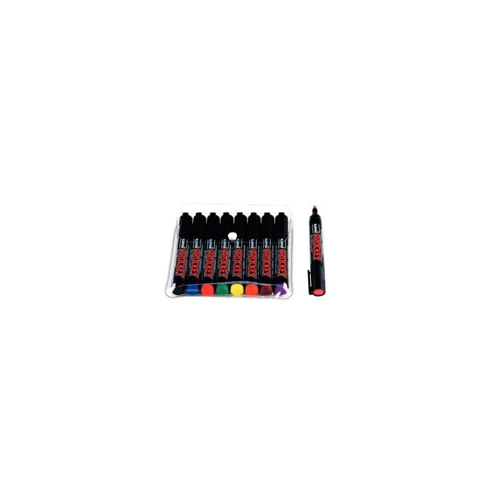Marqueur perm. UNI-BALLProckey PM-122/8 - 8 COULEURS