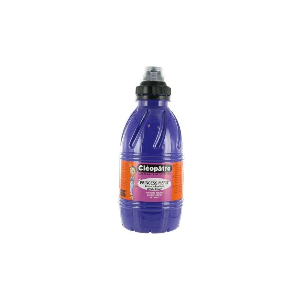 Peinture acryl. brill. 500 ml CLEOPATRE PRINCESS Mérit - BLEU OUTR