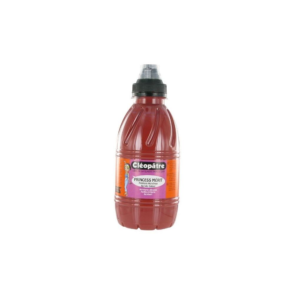 Peinture acryl. brill. 500 ml CLEOPATRE PRINCESS Mérit -TERRE SIENNE