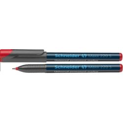 Marqueur perm. SCHNEIDER Maxx 220S - Pointe 0.4mm - ROUGE