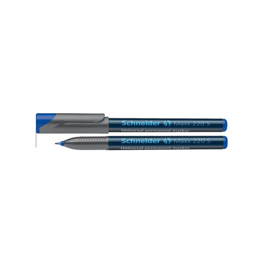 Marqueur perm. SCHNEIDER Maxx 220S - Pointe 0.4mm - BLEU