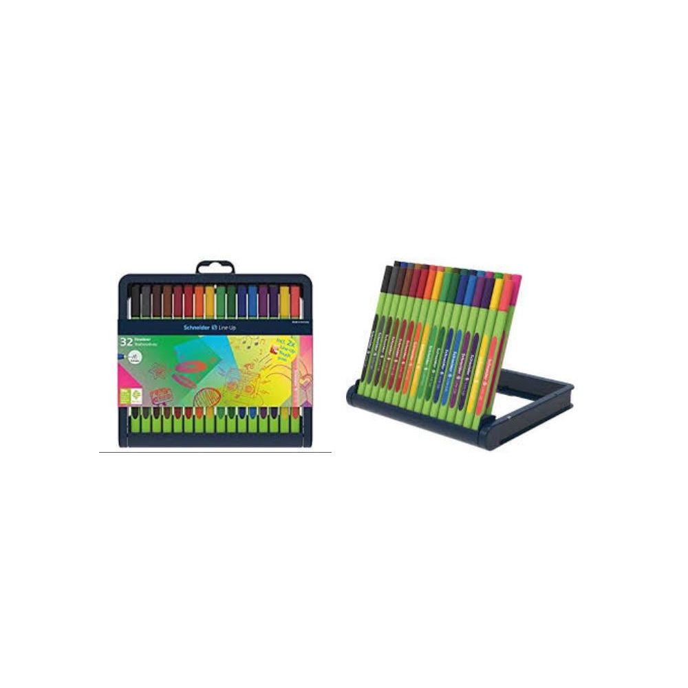 Feutre Couleur SCHNEIDER Line-Up - Pte Fine 0.4mm - 32 couleurs 
