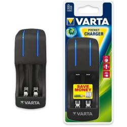Chargeur piles (pour 4) VARTA LR3, LR6 -LED d'indication de charge
