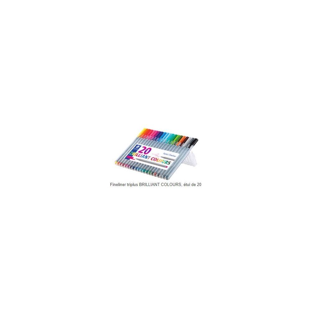 Feutre Couleur STAEDTLER Triplus - 0.3mm - Etui 20 COUL.- 334SB20