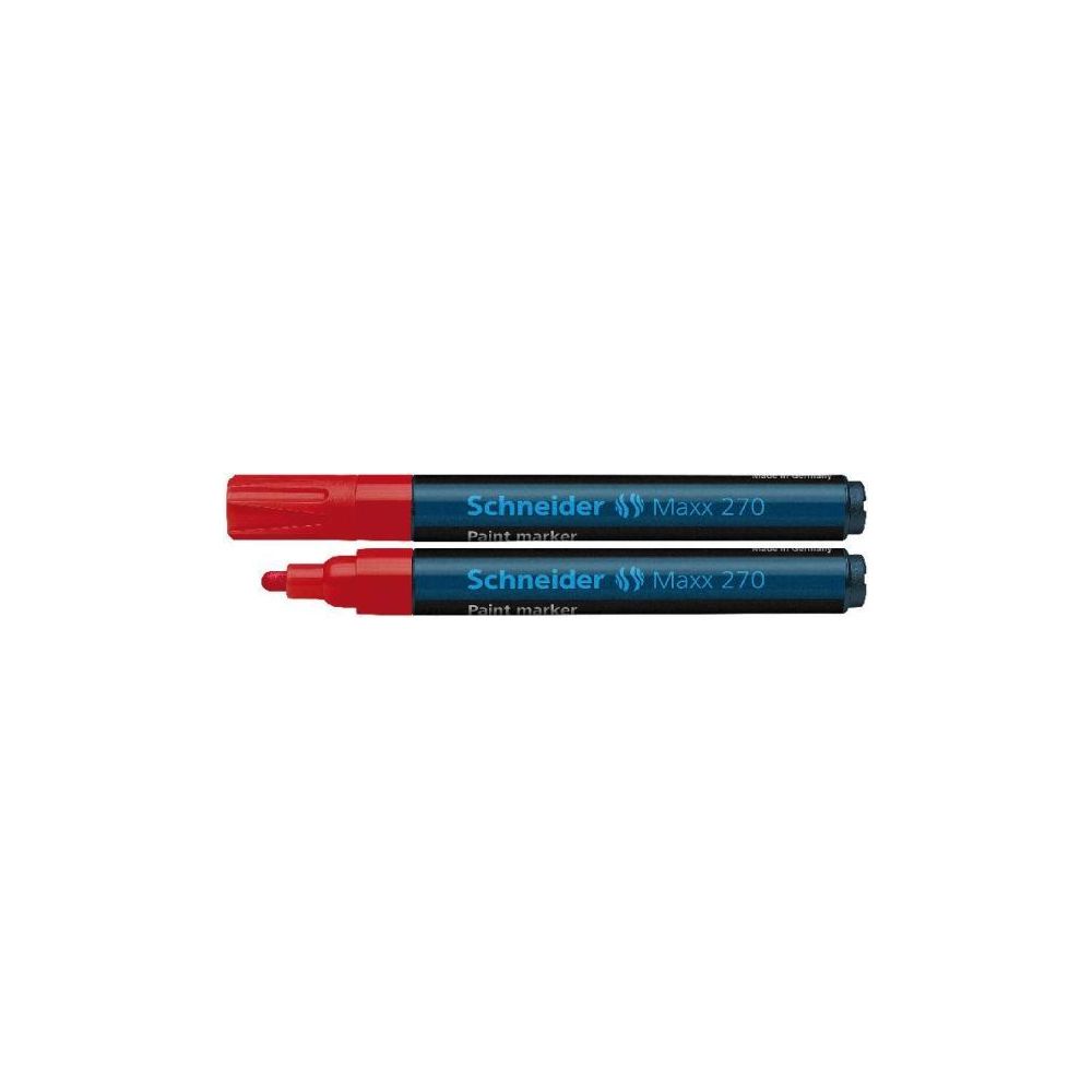 Marqueur gouache SCHNEIDER Maxx 270 - Ogive - 1 à 3mm - ROUGE