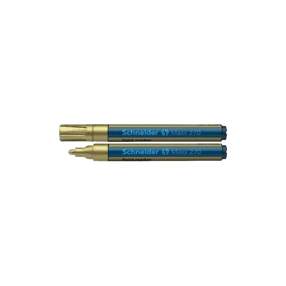 Marqueur gouache SCHNEIDER Maxx 270 - Ogive - 1 à 3mm - OR