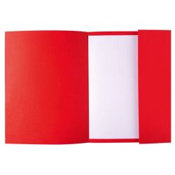 Chemise a 1 rabat 24 x 32cm 210g EXACOMPTA ROUGE (par 50)