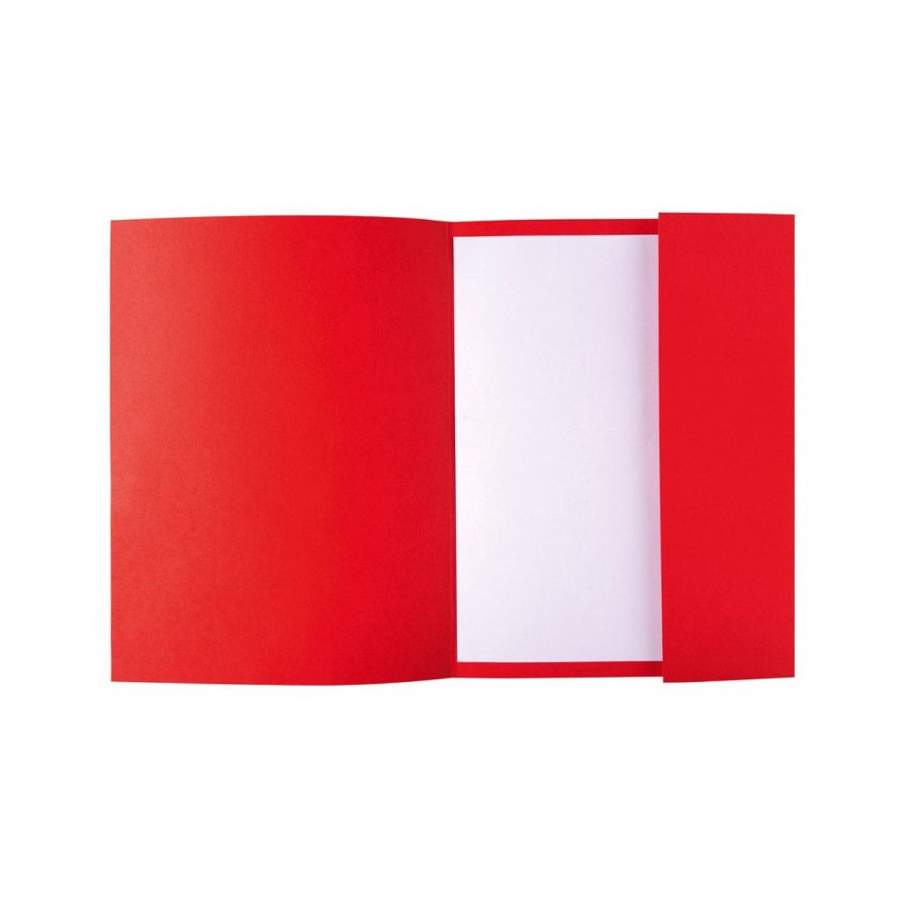 Chemise a 1 rabat 24 x 32cm 210g EXACOMPTA ROUGE (par 50)