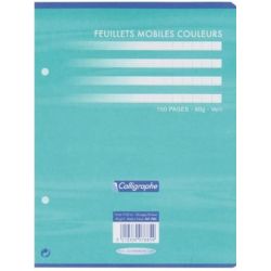 Feuillets mobiles dessin uni - 90g - 17x22cm - 40 f CLAIREFONTAIN**