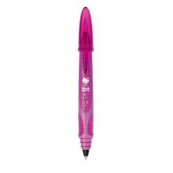 Roller BIC HELLO KITTY EasyClic ROSE - A cart. d'encre  Encre BLEU**Z