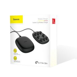 Chargeur induction ventouse 10W Noir**Z