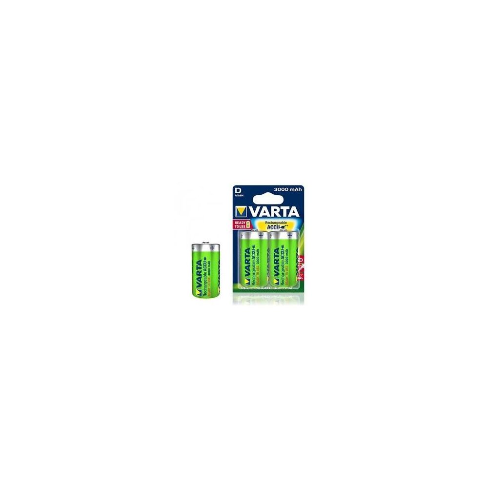 Pile rechargeable LR20 - 3000 mAh (par 2)
