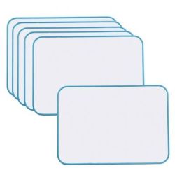 Ardoise blanche magnétique 21 x 29.7cm (Lot de 6)